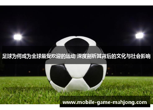 足球为何成为全球最受欢迎的运动 深度剖析其背后的文化与社会影响