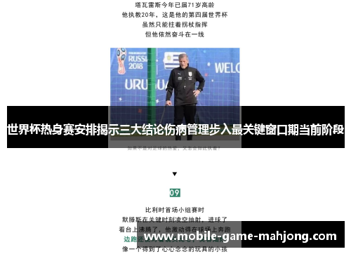 世界杯热身赛安排揭示三大结论伤病管理步入最关键窗口期当前阶段